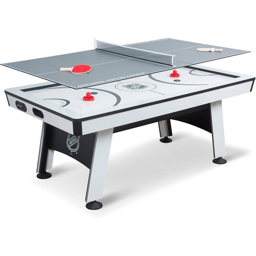 EastPoint 2-in-1 Air Hockey & Table Tennis Game Table, Multi-Game