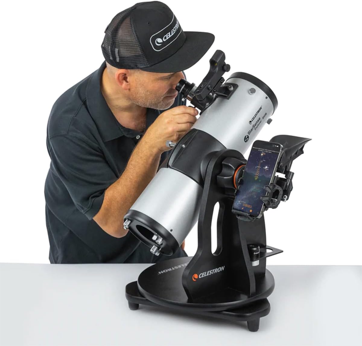 Celestron StarSense Explorer 114mm Dobsonian Telescope, App-Enabled