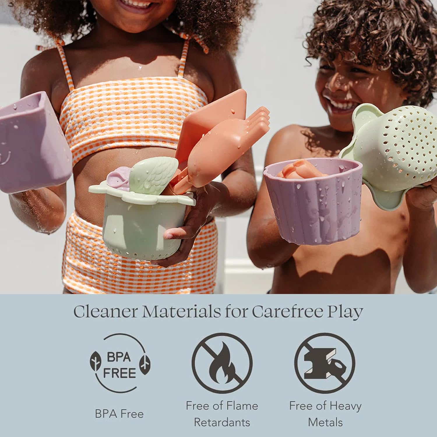 PLAYSMOL 3-in-1 Water & Sensory Table for Kids, Ages 3+