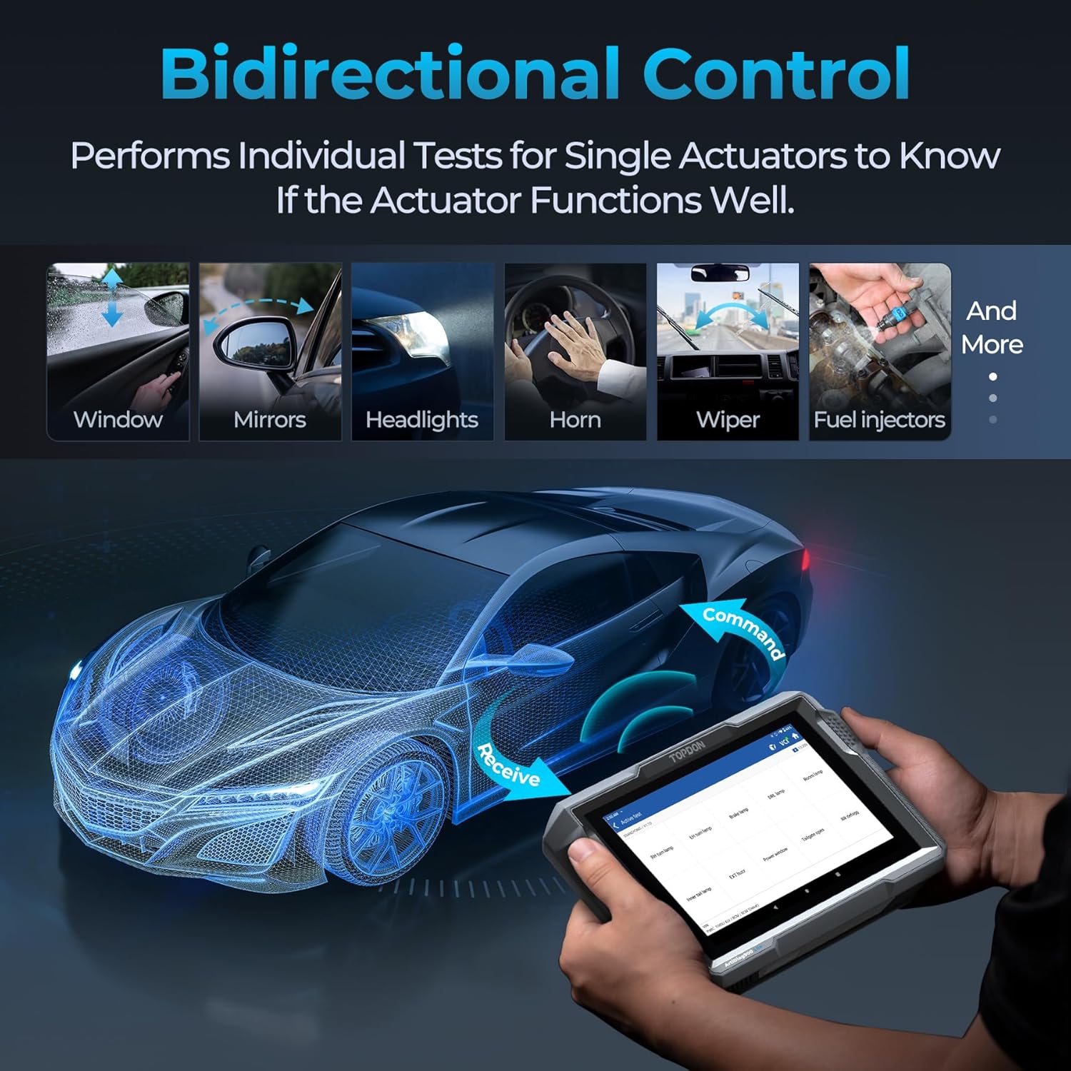 TOPDON ArtiDiag900 Lite Bidirectional OBD2 Scanner, 2024