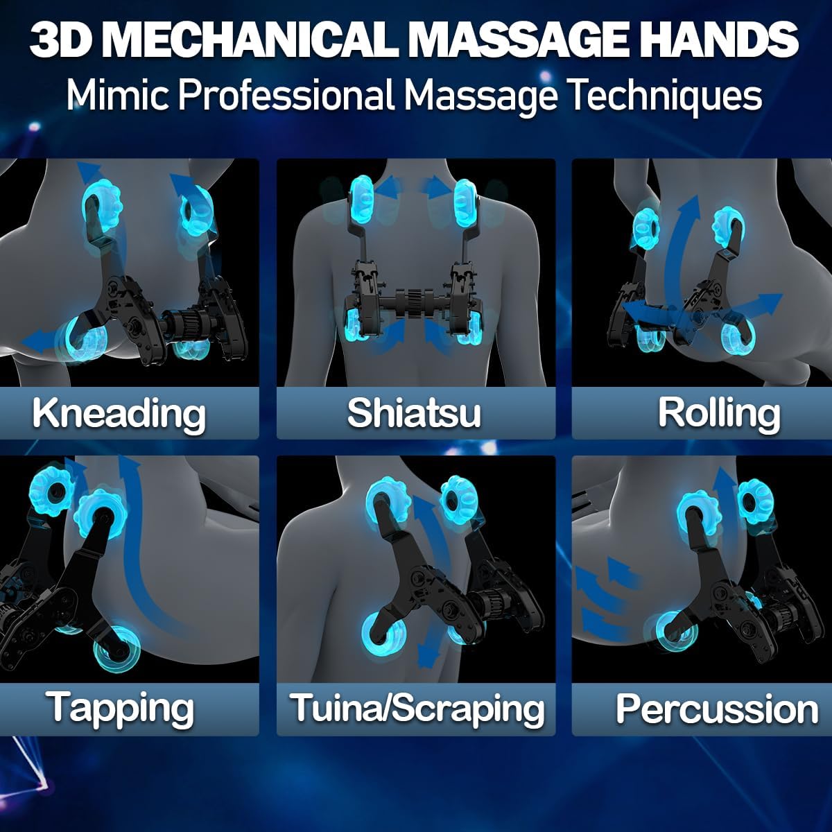 2025 Full Body Massage Chair, SL-Track, AI Control, Heat, Calfrest Extension