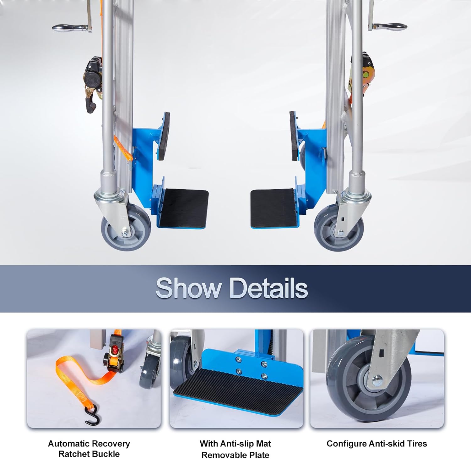 Furniture & Crate Mover Dolly, 1210lb Capacity, Sold in Pairs