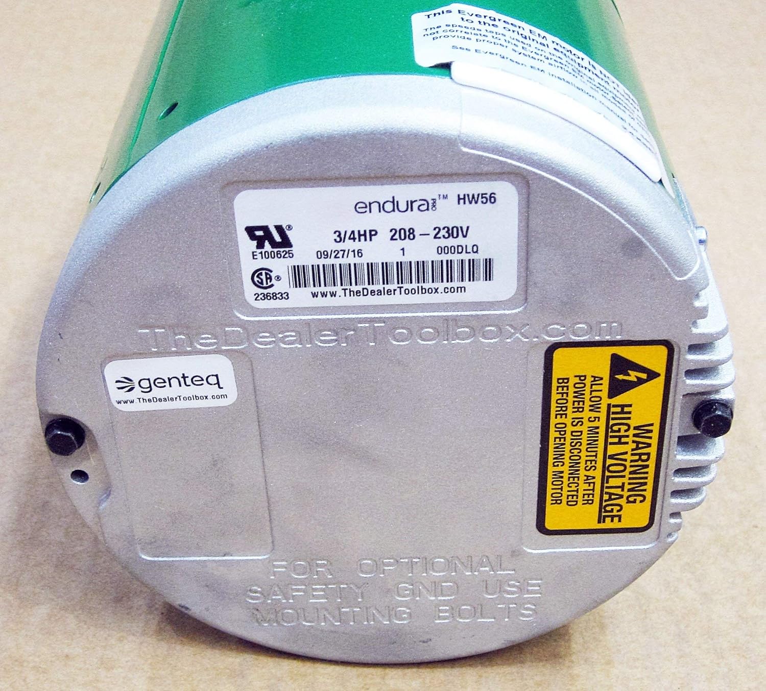 Genteq X-13 ECM Motor, 3/4 HP, 208-230V, Model 6207EF