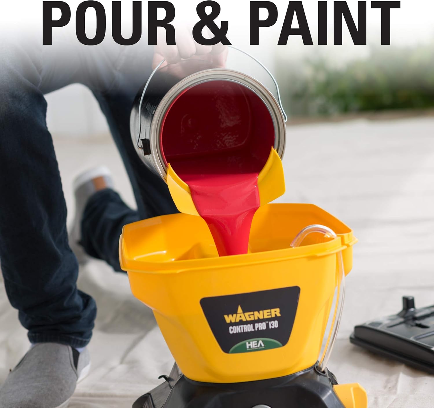 Wagner Control Pro 130 Paint Sprayer, Airless, Low Overspray