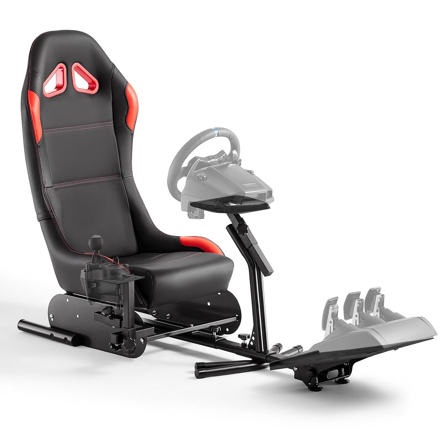 DIWANGUS Racing Simulator Cockpit with Seat, Steering Wheel Stand