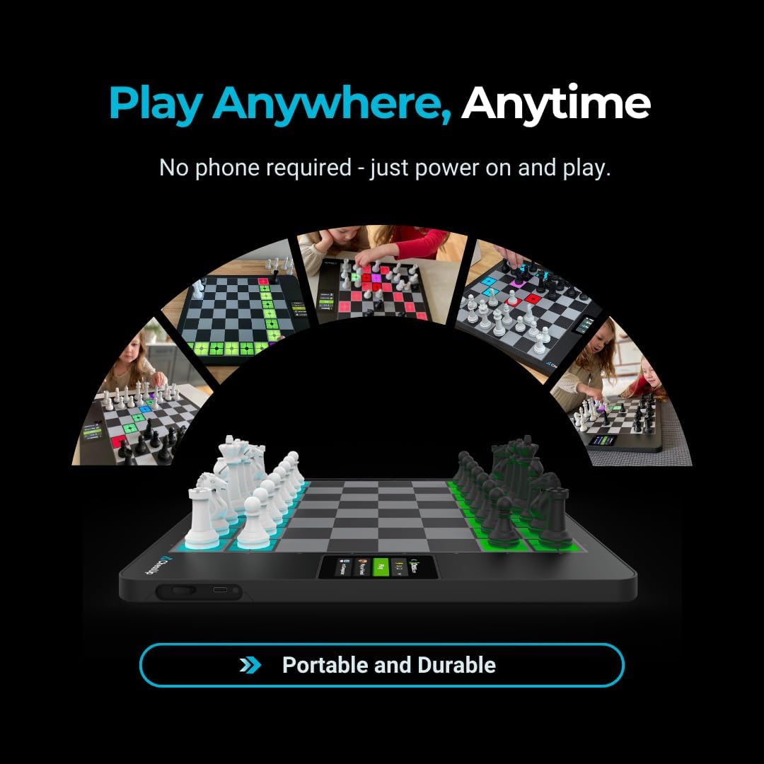 ChessUp 2 Electronic Chess Board with AI & WiFi, TouchSense Pieces