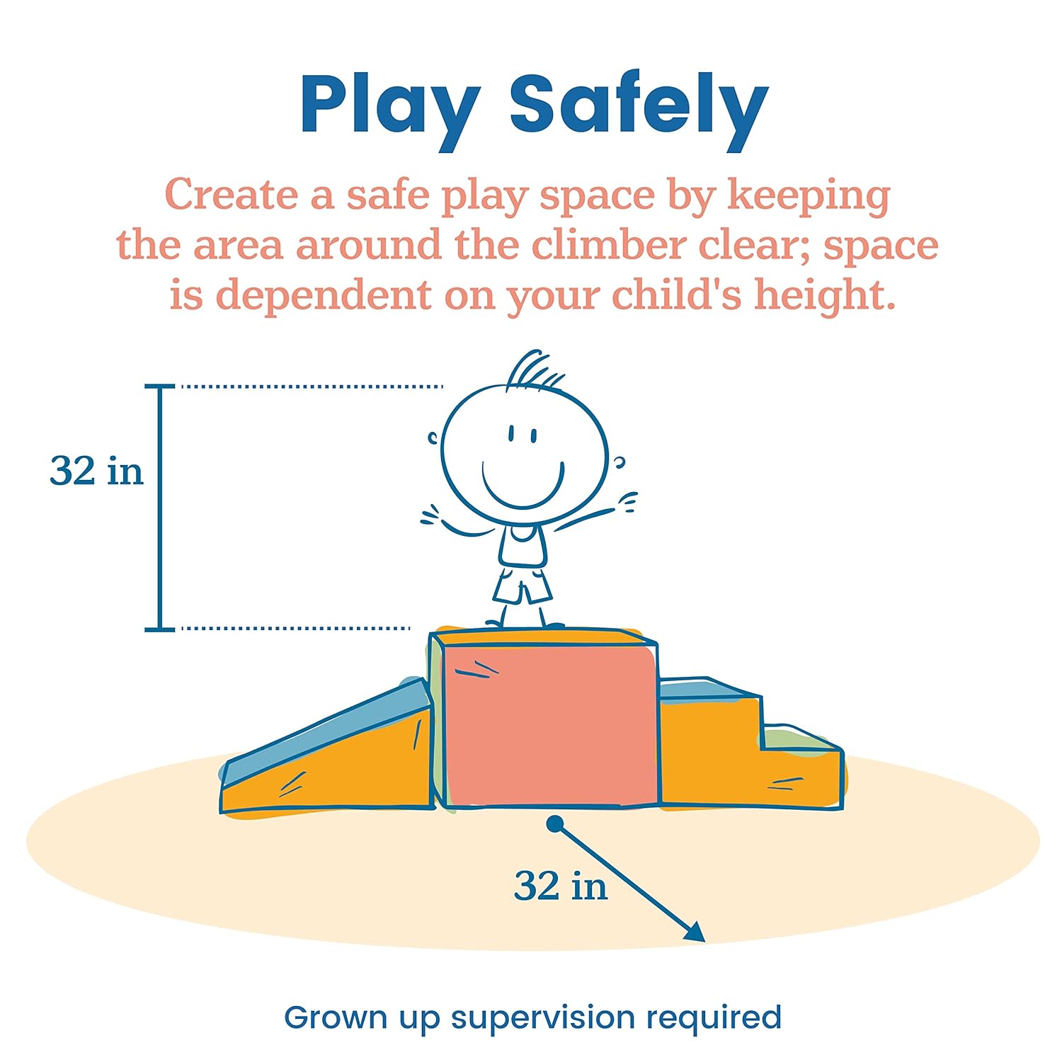 ECR4Kids SoftZone Tunnel Climber, 3-Piece Toddler Playset