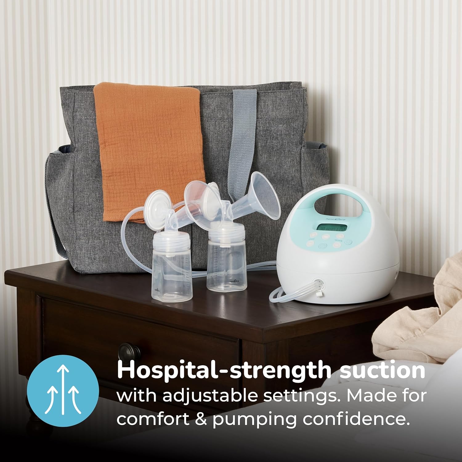 Spectra S1 Plus Rechargeable Breast Pump with Tote, 24mm