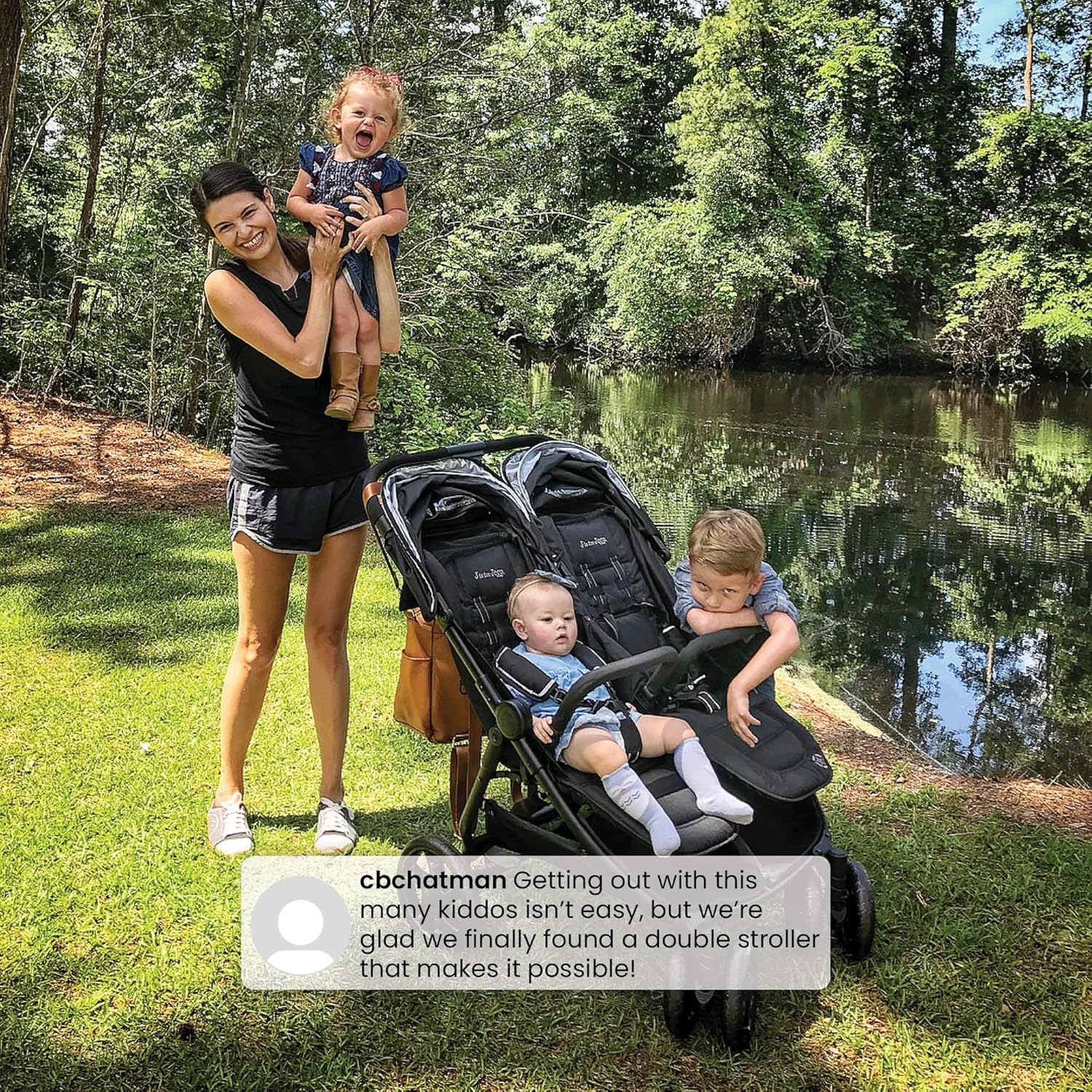 Destination Ultralight Double Stroller, Midnight