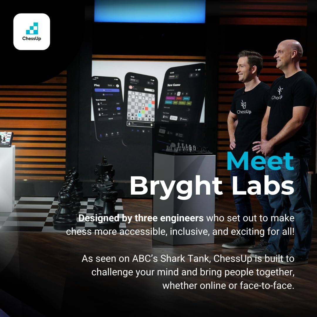 ChessUp 2 Electronic Chess Board with AI & WiFi, TouchSense Pieces