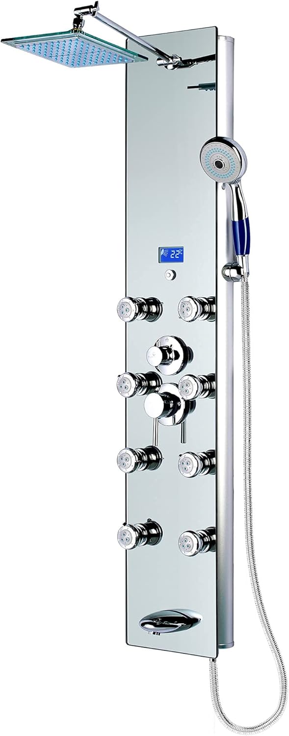 Blue Ocean SPA392M Shower Panel Tower, 52