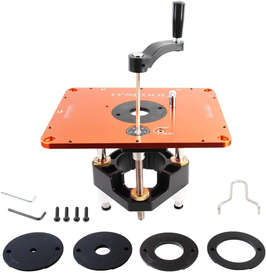 O'SKOOL Router Lift System, 3-1/2