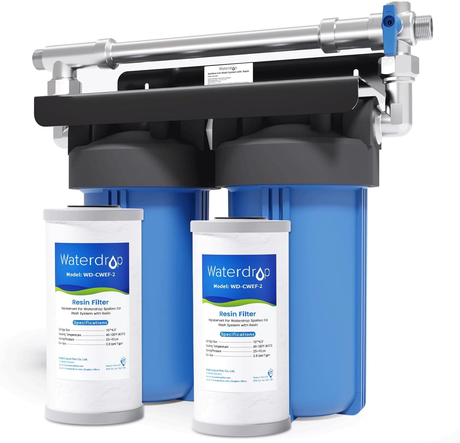 Waterdrop Spotless Car Wash System, Deionized Water, Spot-Free