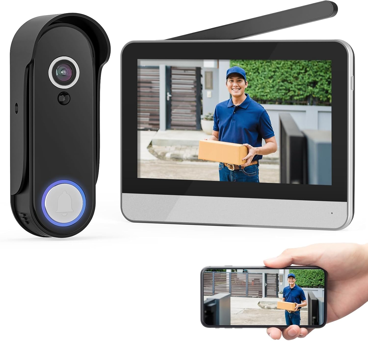 Wireless Smart Video Doorbell System, 7