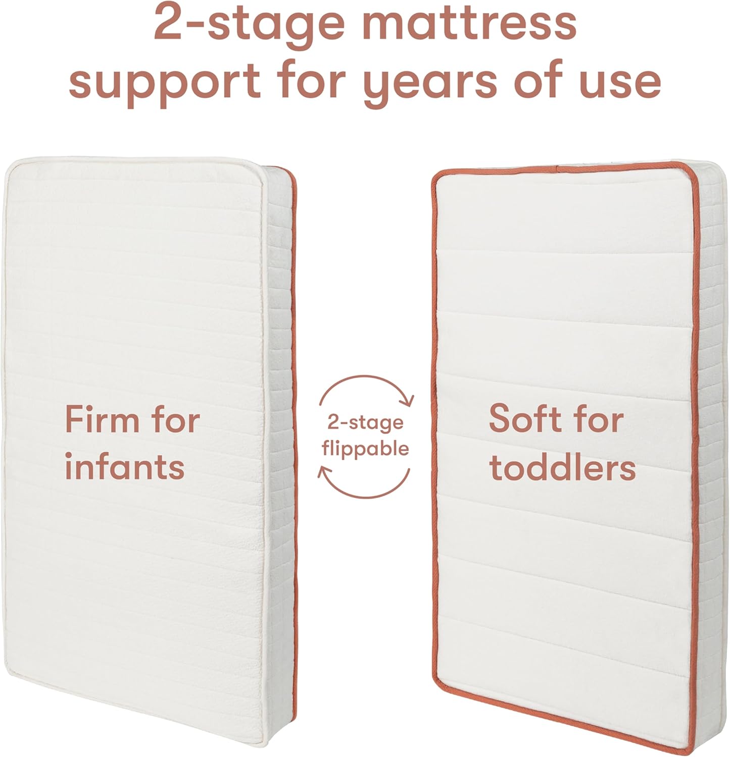 babyletto Avocado Baby Crib Mattress, Dual Sided, Breathable