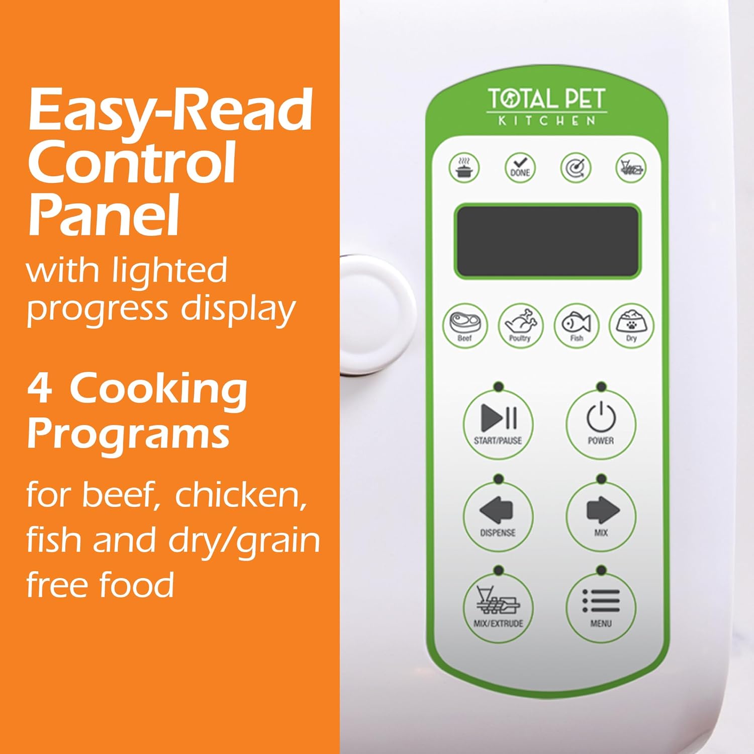 All-in-One Pet Food Maker Multicooker, 4.5 Quart, Mix & Dispense