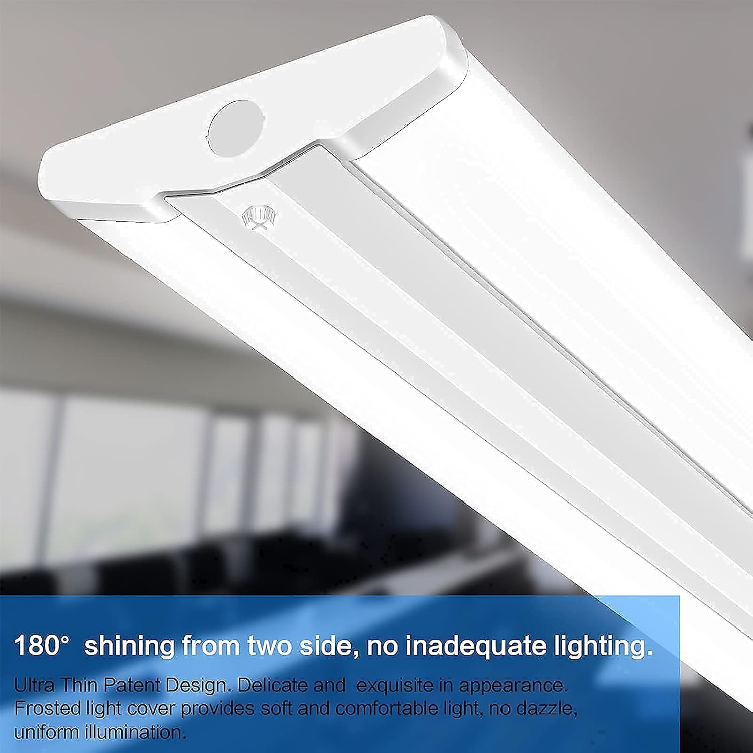 AntLux 110W 8FT LED Shop Lights, 12600LM, 5000K, 4-Pack