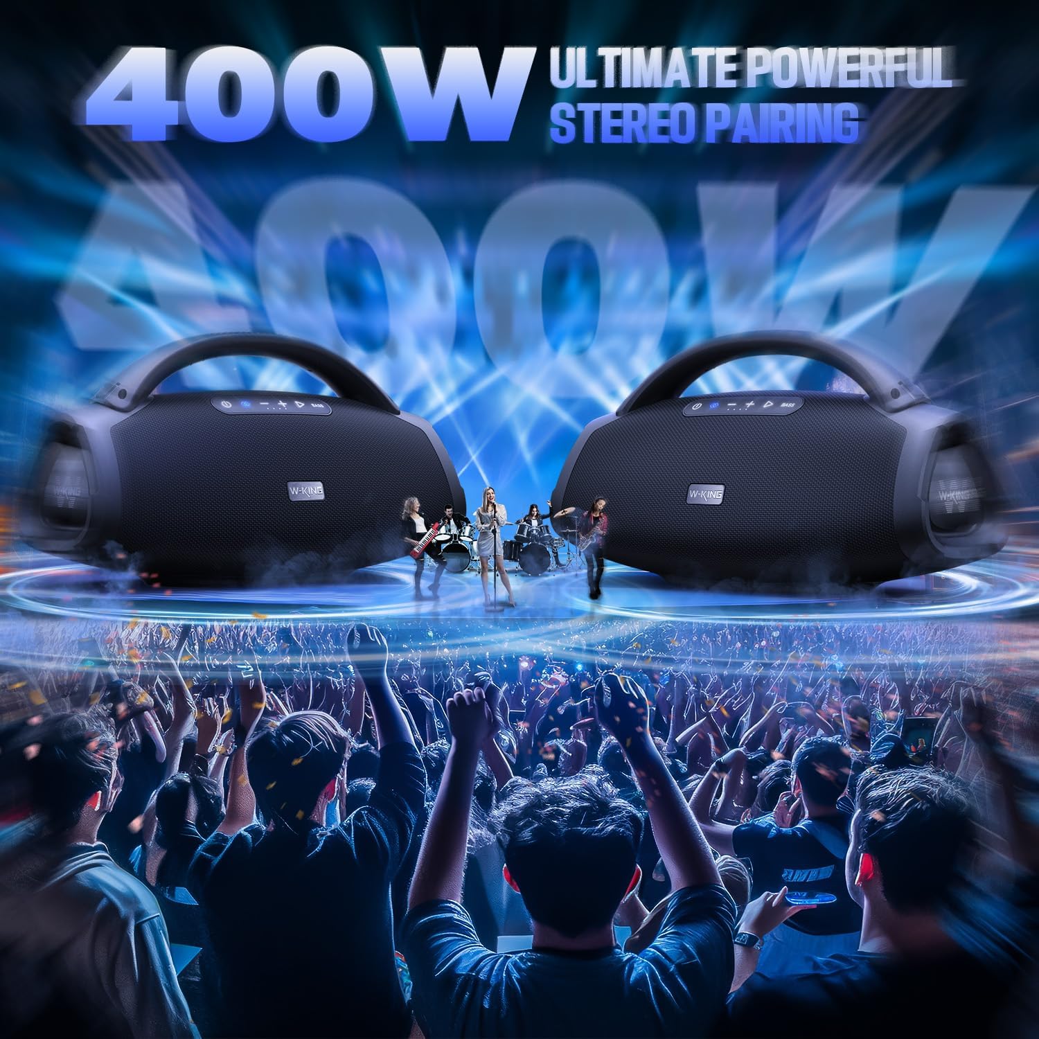 W-KING X20 Bluetooth Party Speaker, 330W, IPX7, 7.5