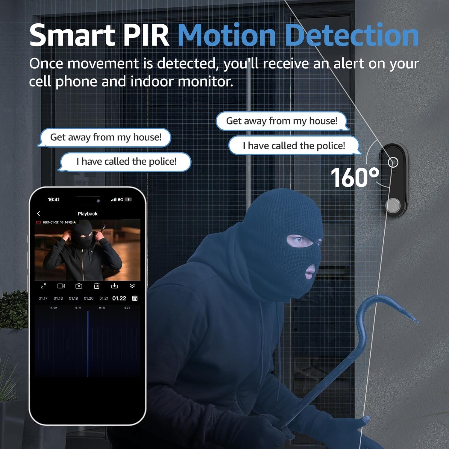 Wireless Smart Video Doorbell System, 7
