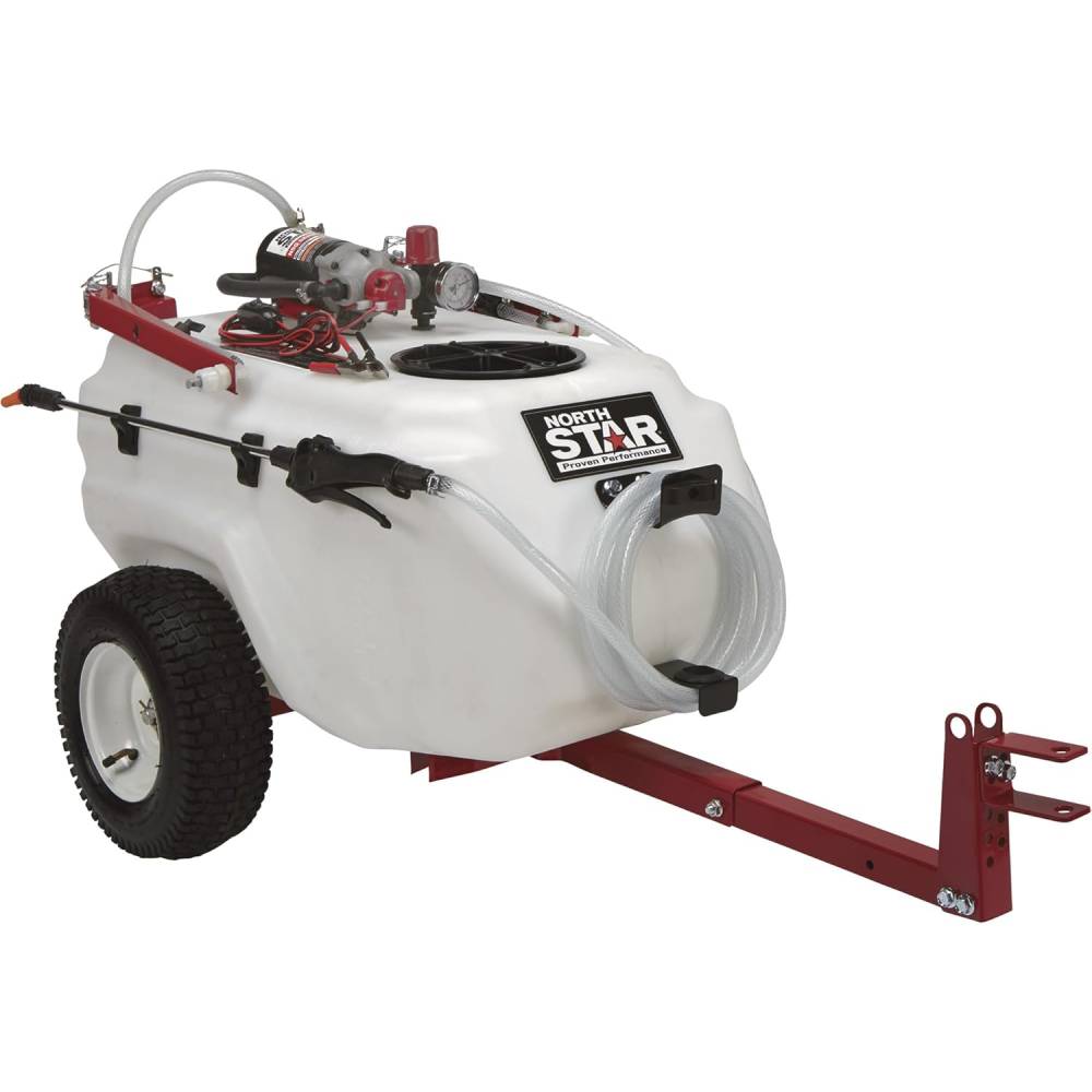 NorthStar Tow-Behind Boom Sprayer, 21-Gallon, 2.2GPM, 12V