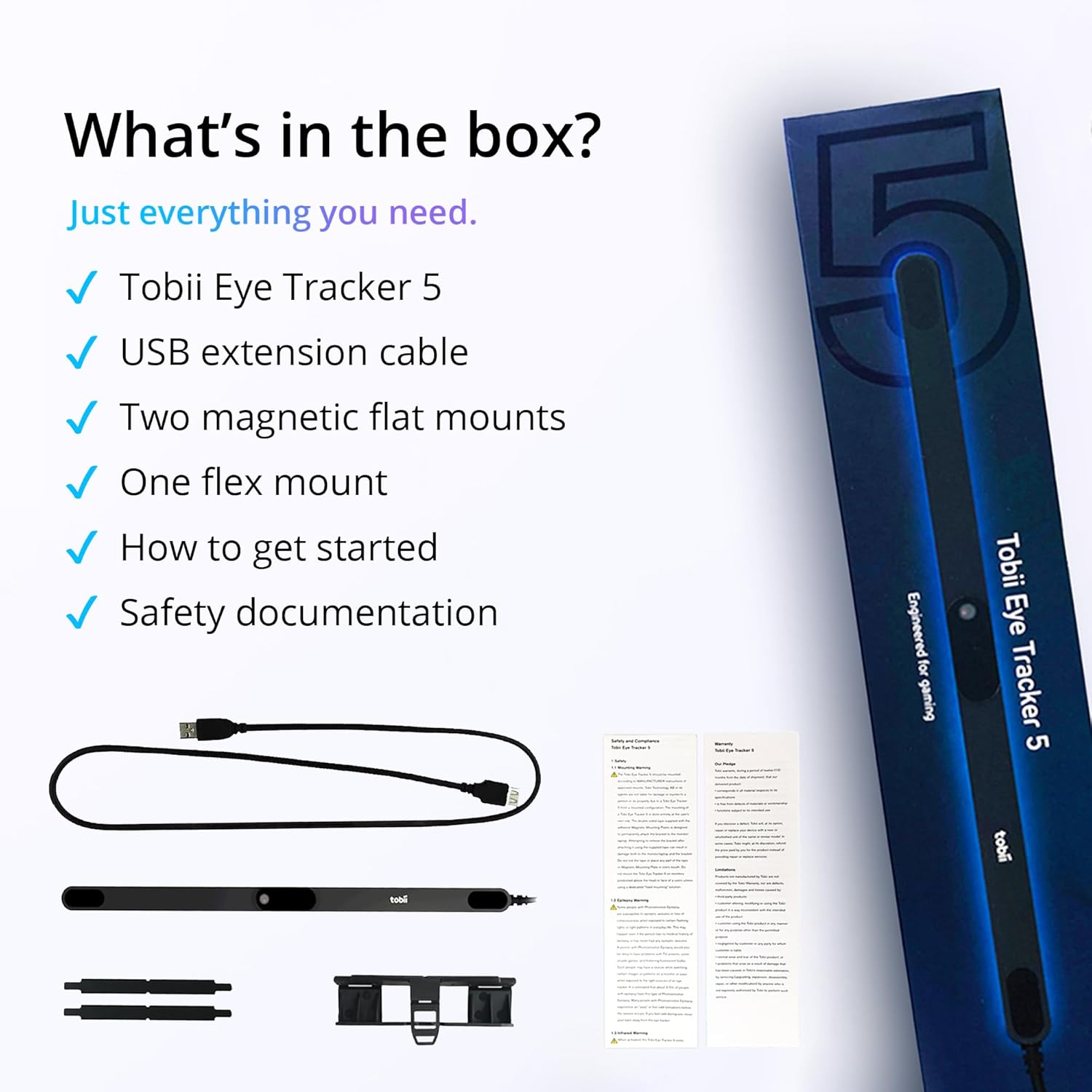 Tobii Eye Tracker 5 for PC Gaming, Head & Eye Tracking