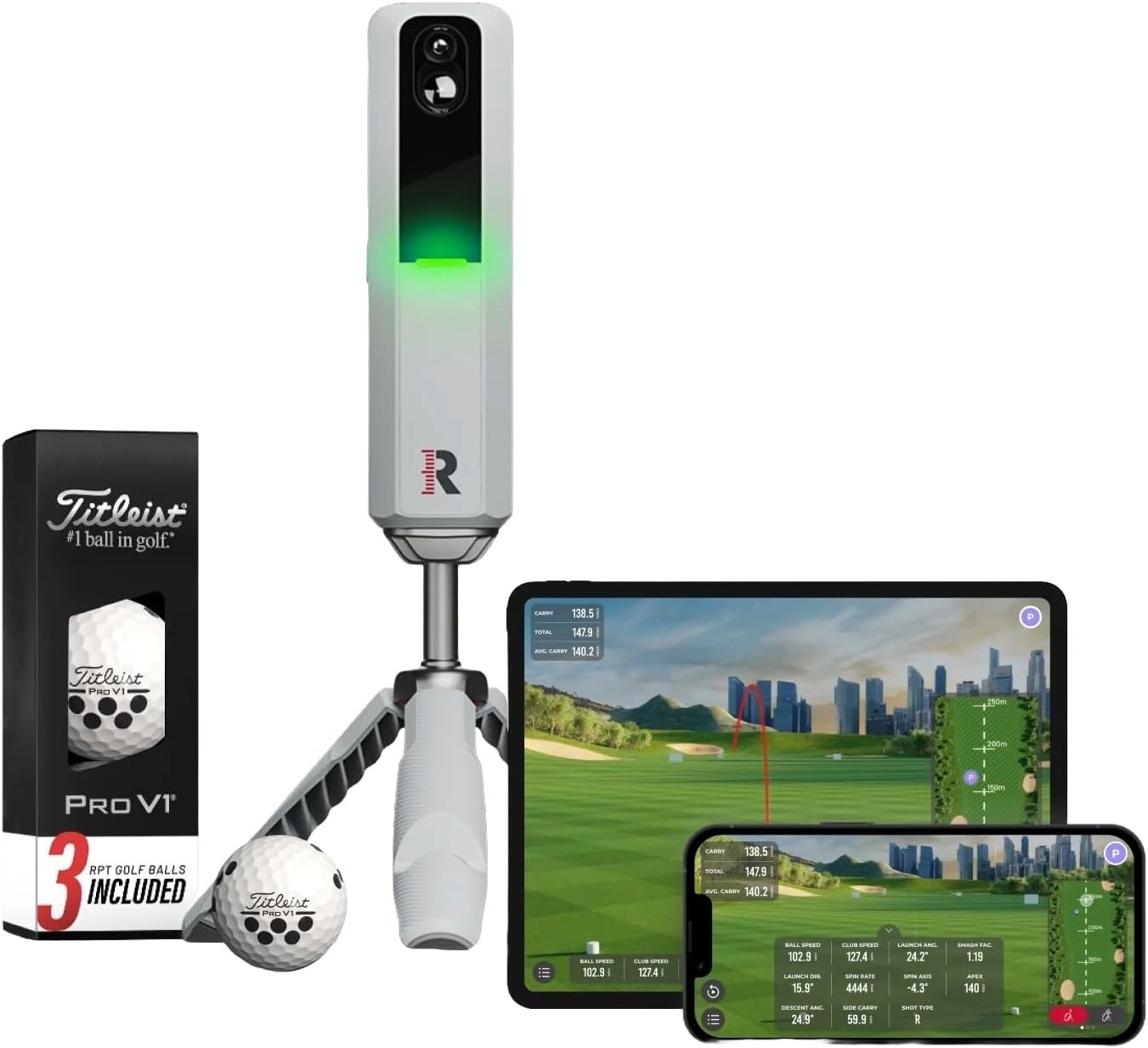 Rapsodo MLM2PRO Launch Monitor, Swing Analyzer, Indoor/Outdoor