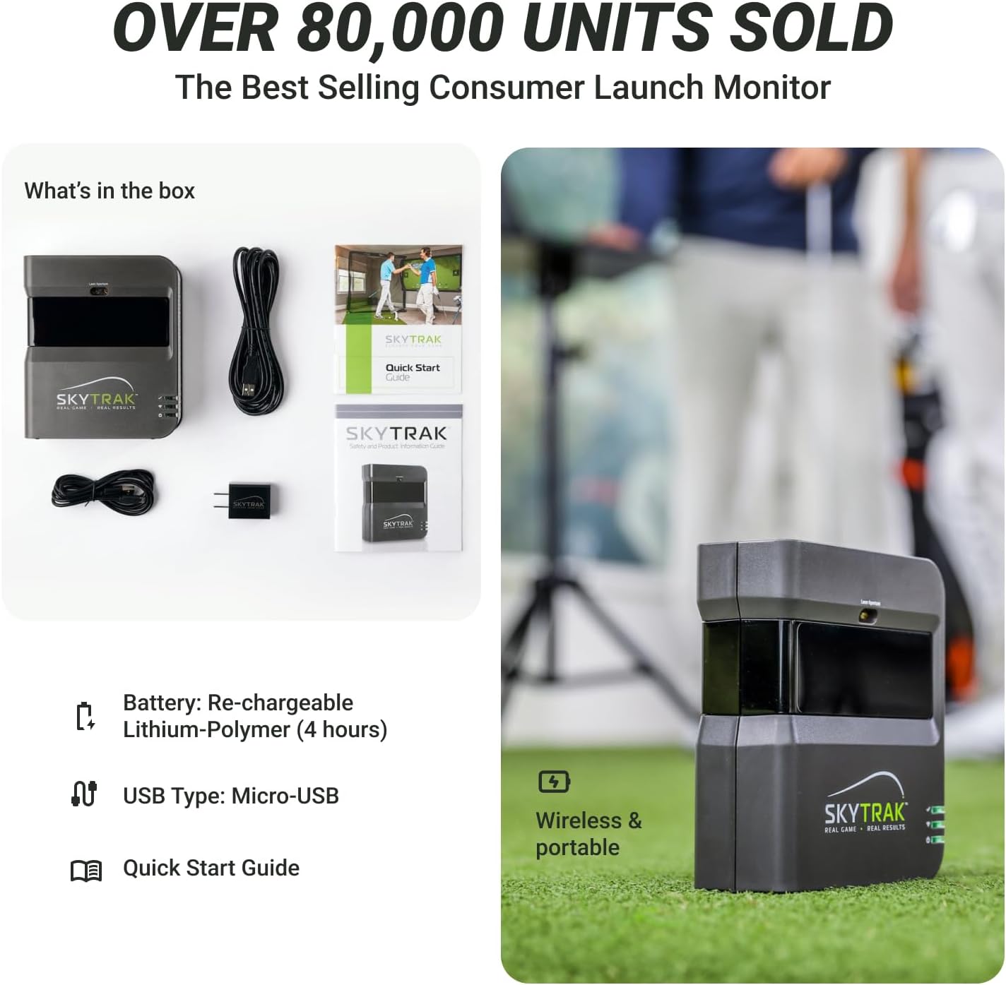 SkyTrak Launch Monitor with 30-Day Game Improvement Trial