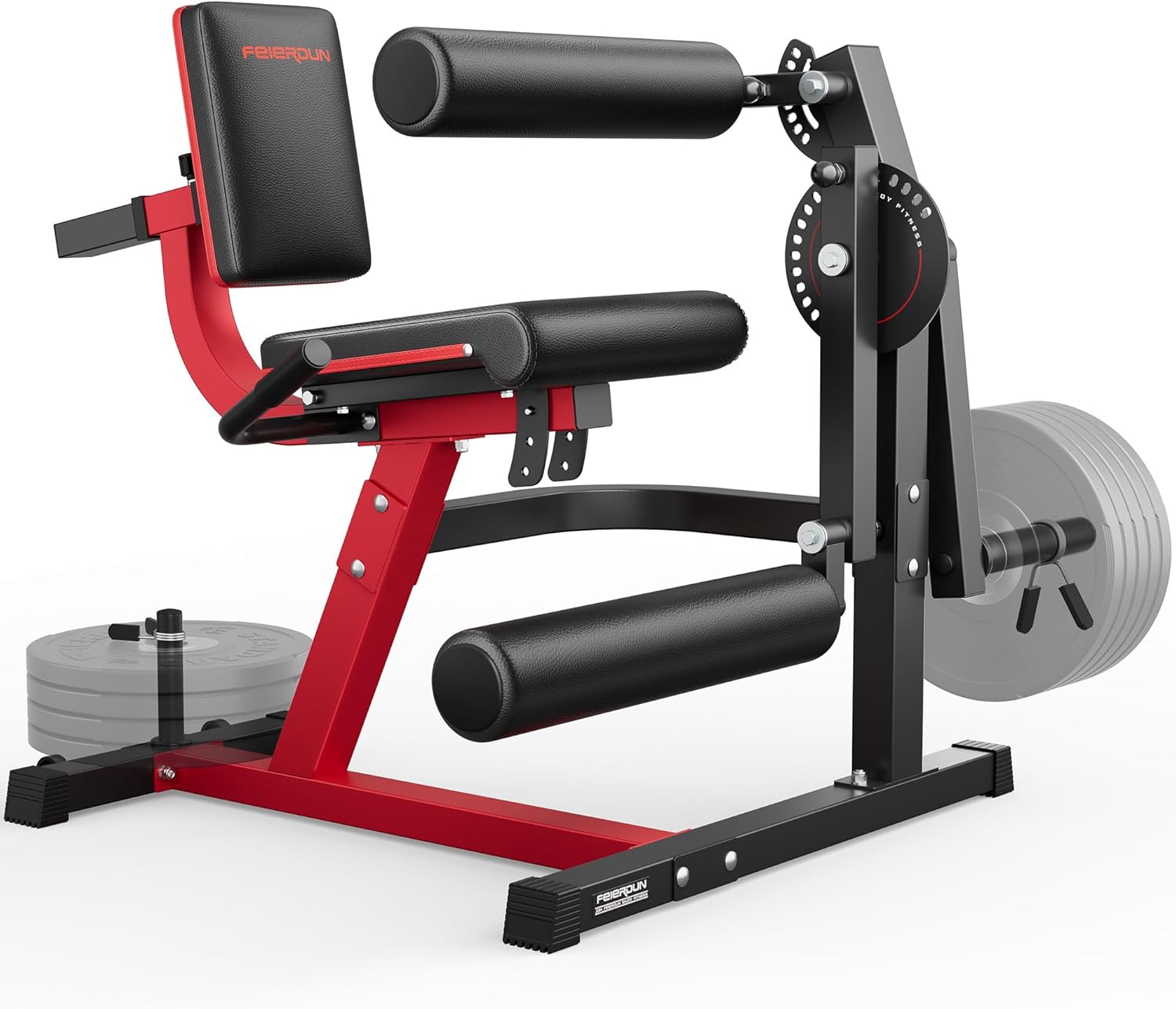 FEIERDUN 4-in-1 Leg Extension Curl Machine, 700lb Capacity, Adjustable