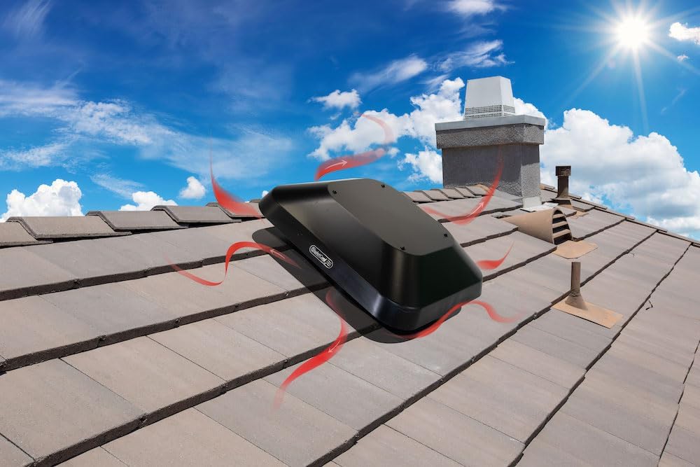 Quietcool AFR SMT PRO-2.0 Smart Roof Attic Fan, 1922 CFM