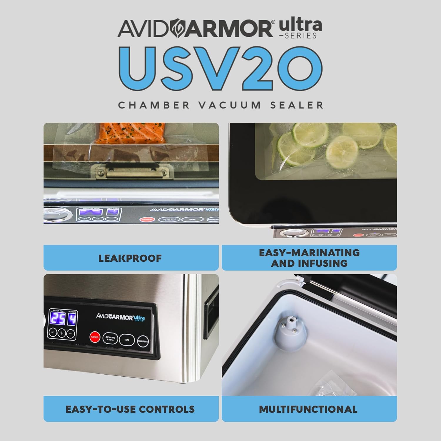 Avid Armor USV20 Chamber Vacuum Sealer, 11.5