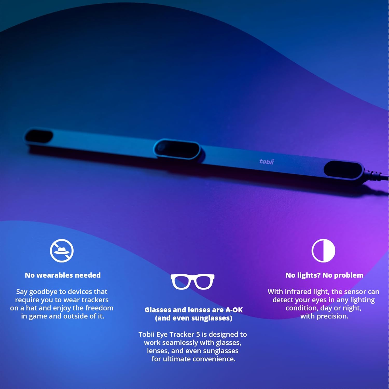 Tobii Eye Tracker 5 for PC Gaming, Head & Eye Tracking