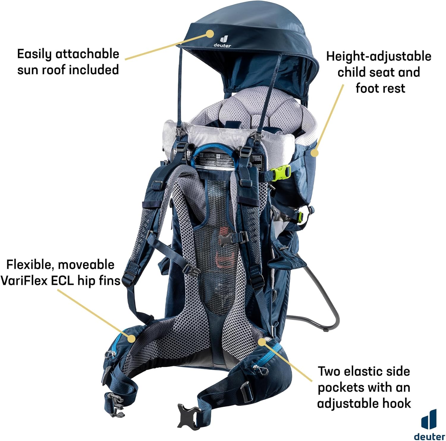 Deuter Kid Comfort Child Carrier Backpack for Hiking