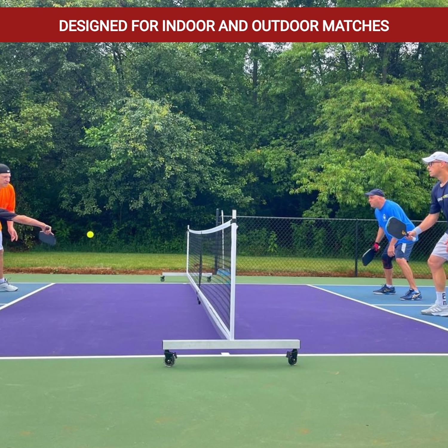 Dominator Portable Pickleball Net, Indoor/Outdoor, USAPA Compliant