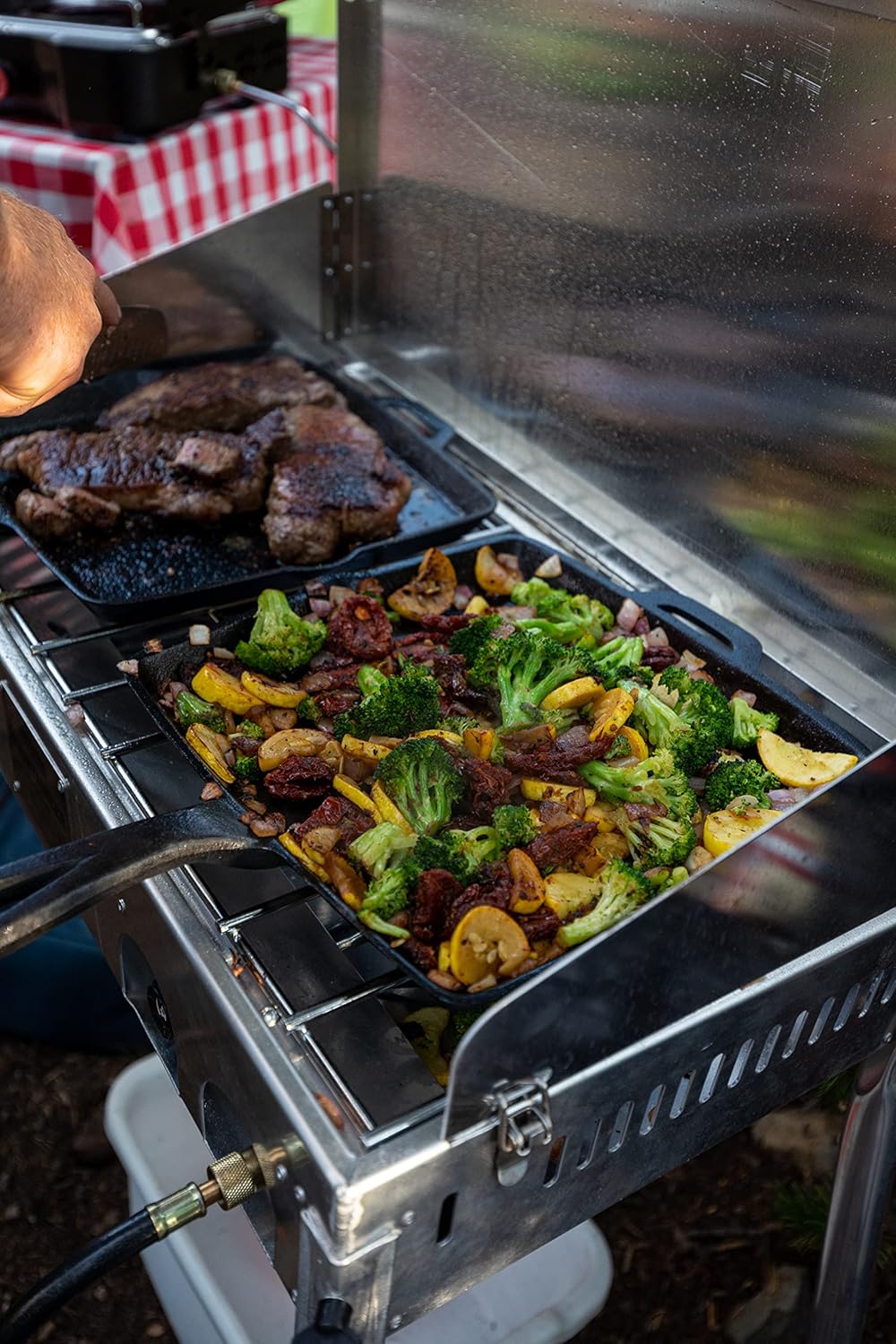 Camp Chef Mountaineer Cooking System, Aluminum, Silver