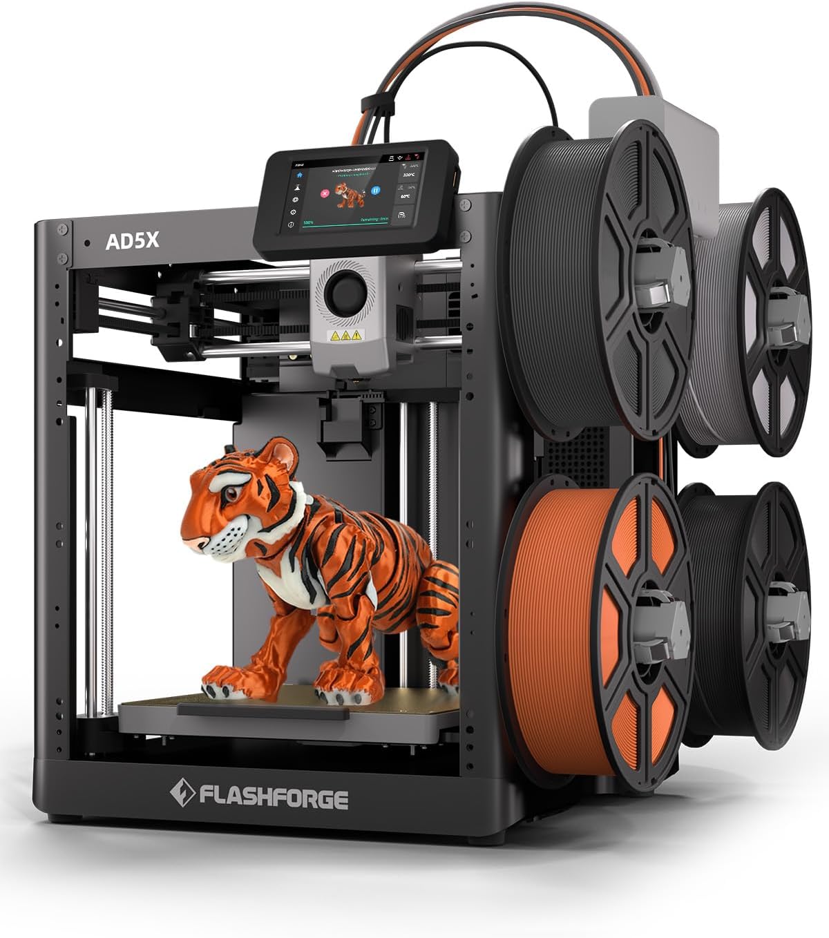 FLASHFORGE AD5X Multi-Color 3D Printer, CoreXY, 600mm/s, Auto Level