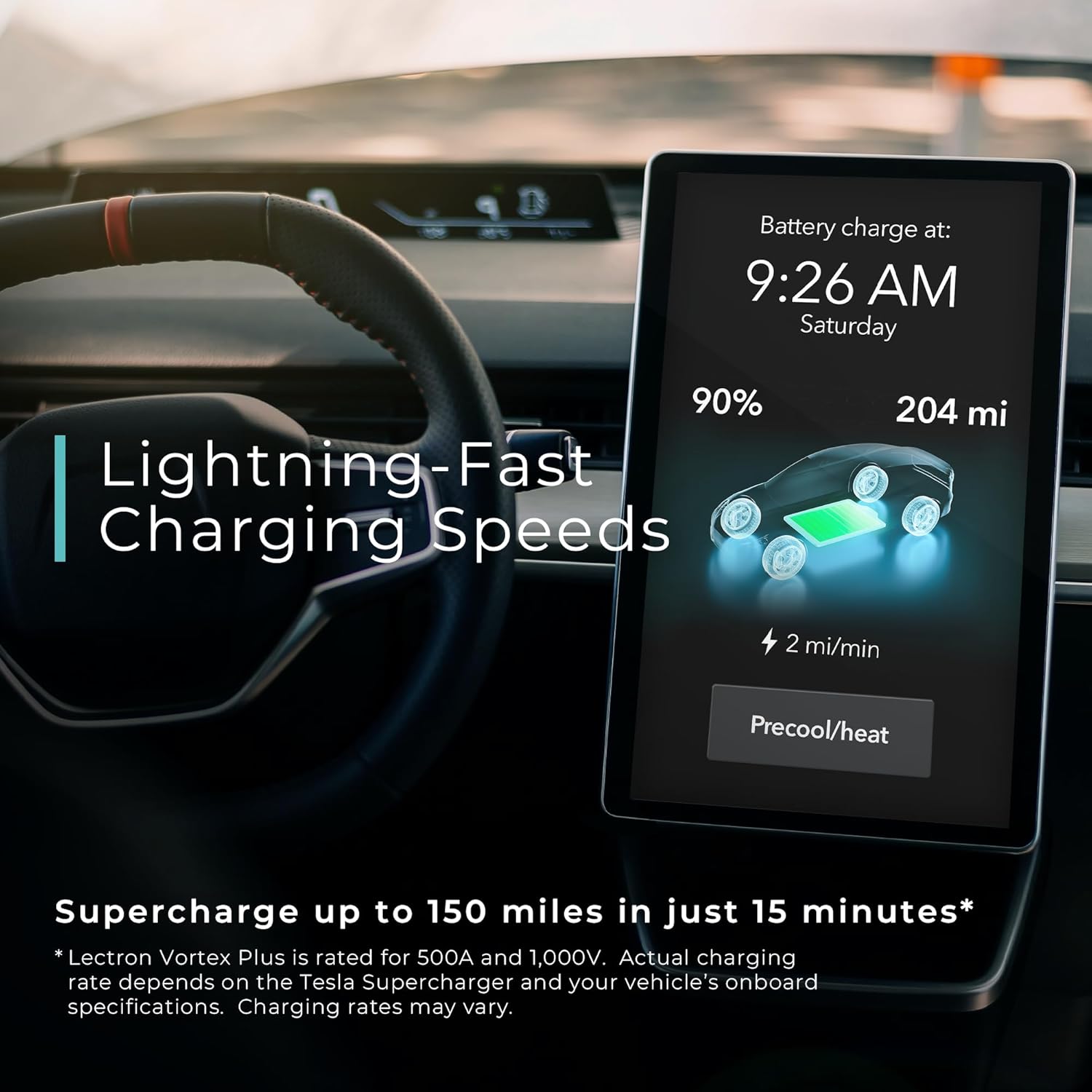 Lectron NACS to CCS EV Adapter with Interlock, 500A/1000V