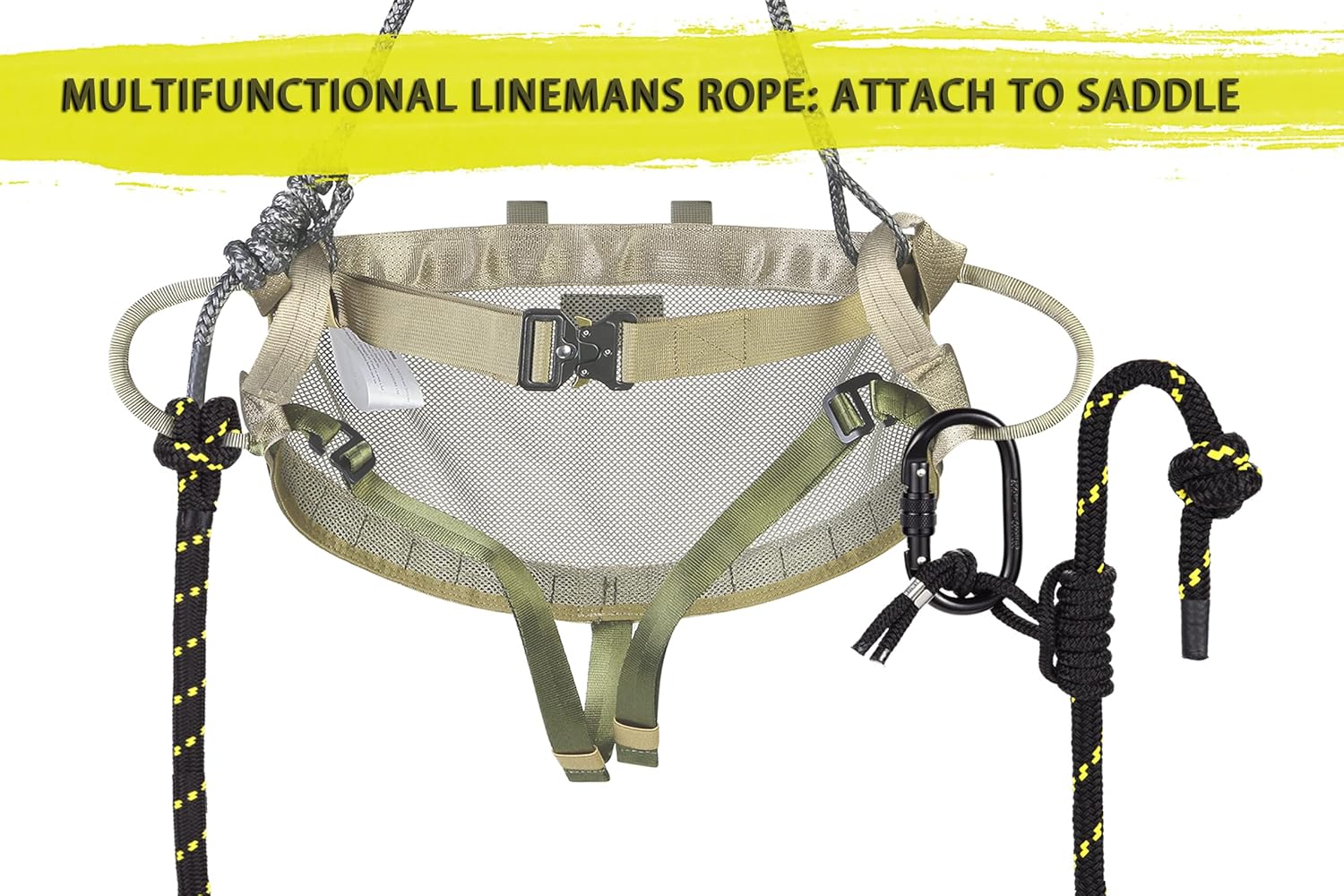 UIIHUNT Tree Saddle Hunting Kit, Platform, Saddle, Climbing Gear