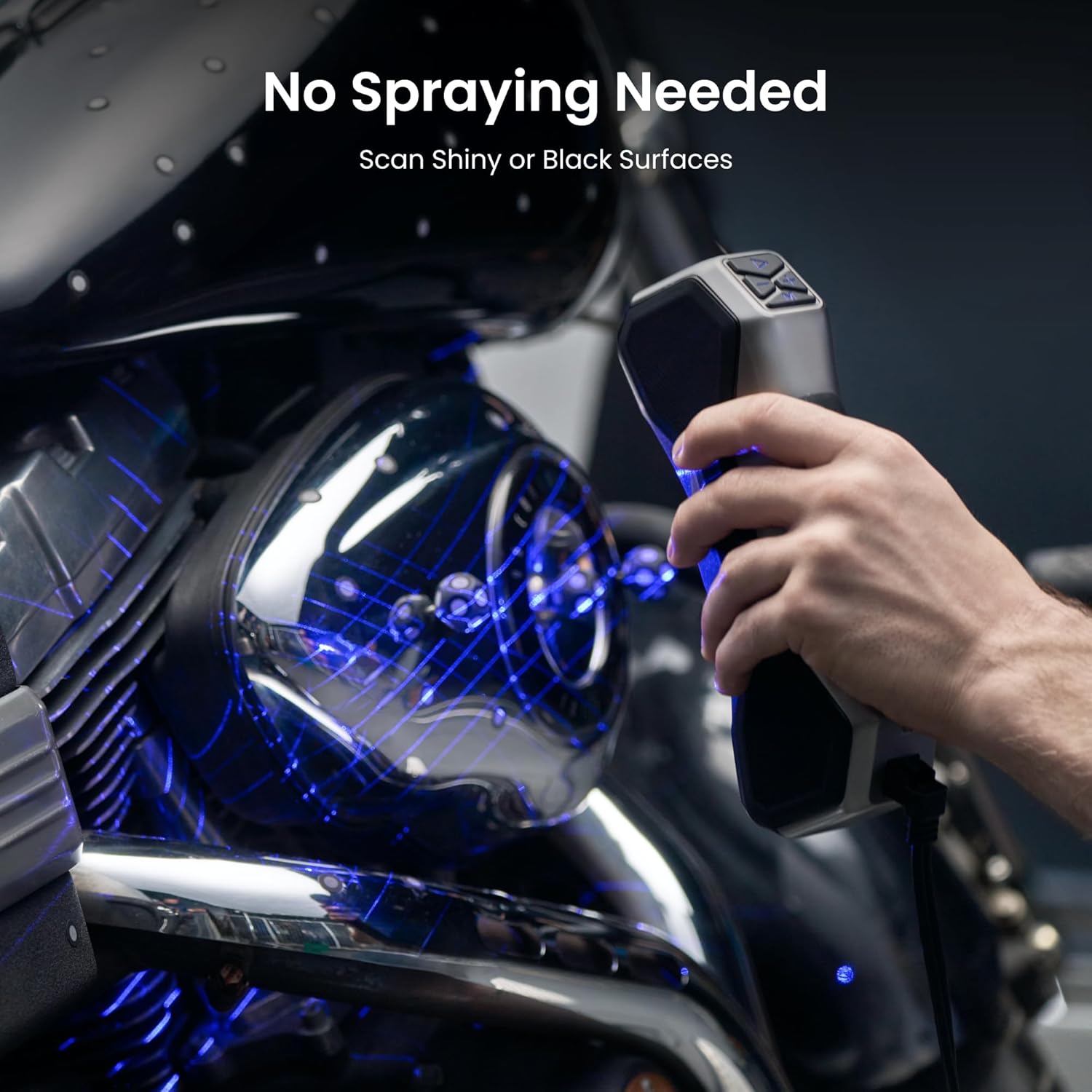 Revopoint MetroX 3D Scanner, Blue Light, 0.01mm Precision, 60fps