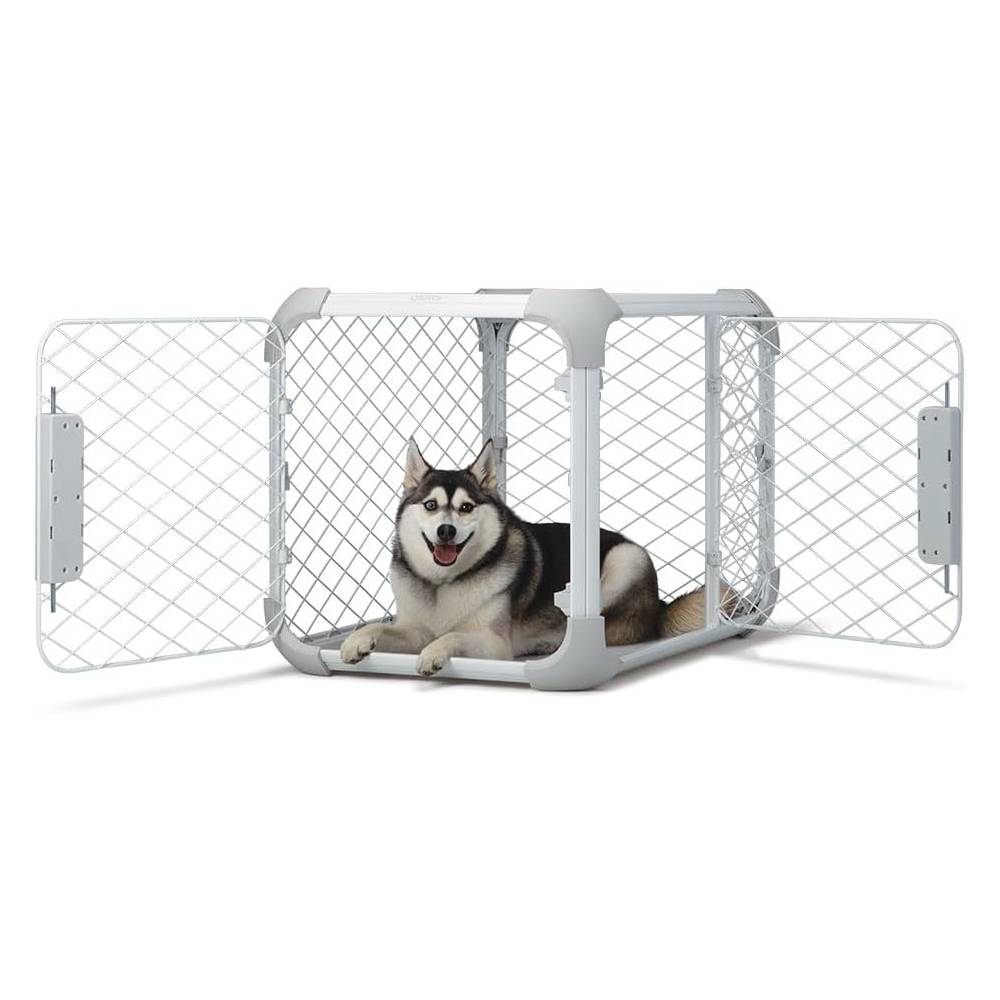 DIGGS Evolv Slim Dog Crate, Medium, Modular Design, Ash