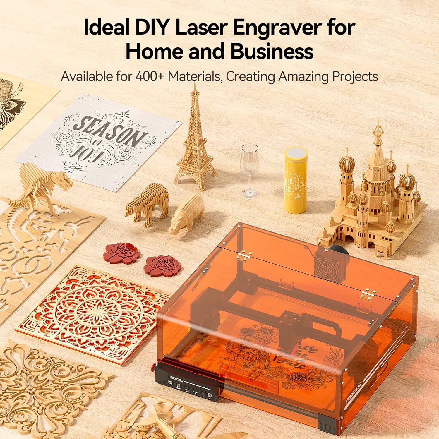 Woxcker L2 MAX Light Engraving Machine, 10W, CNC, High Precision