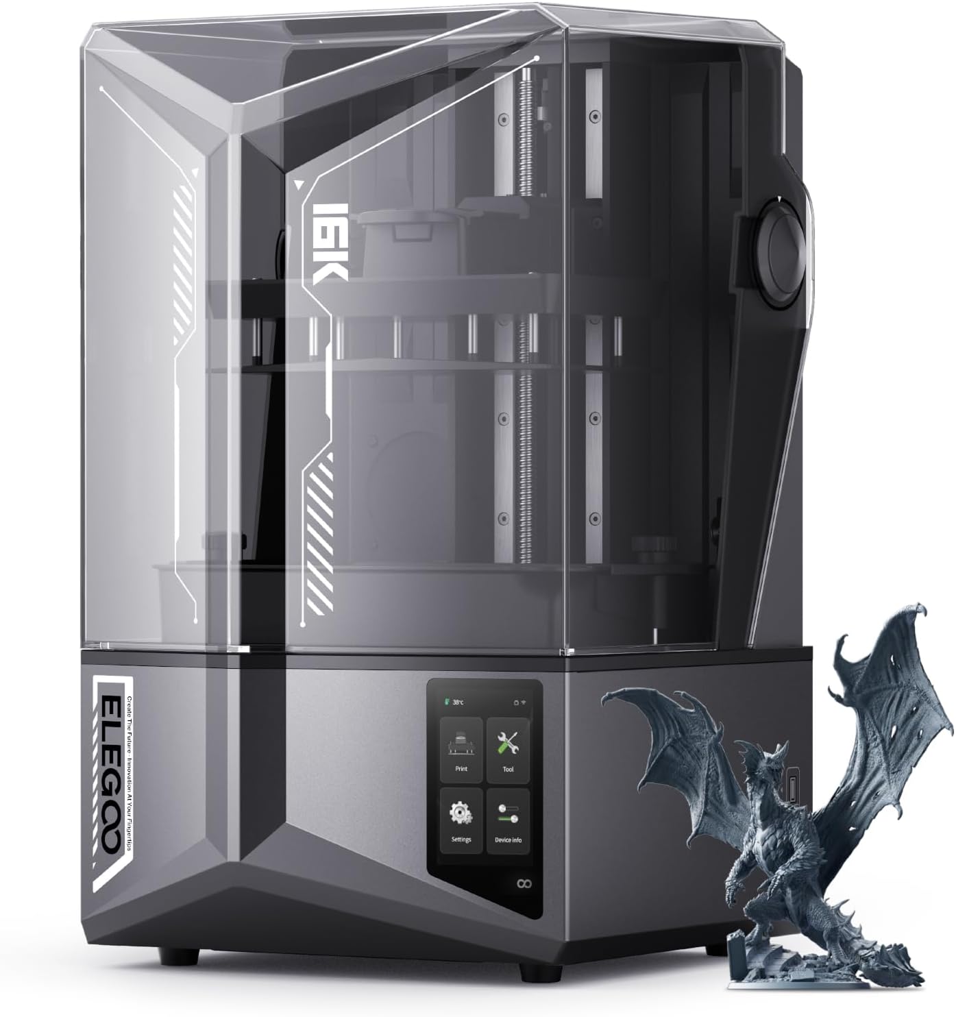 ELEGOO Saturn 4 Ultra 16K Resin 3D Printer, 10