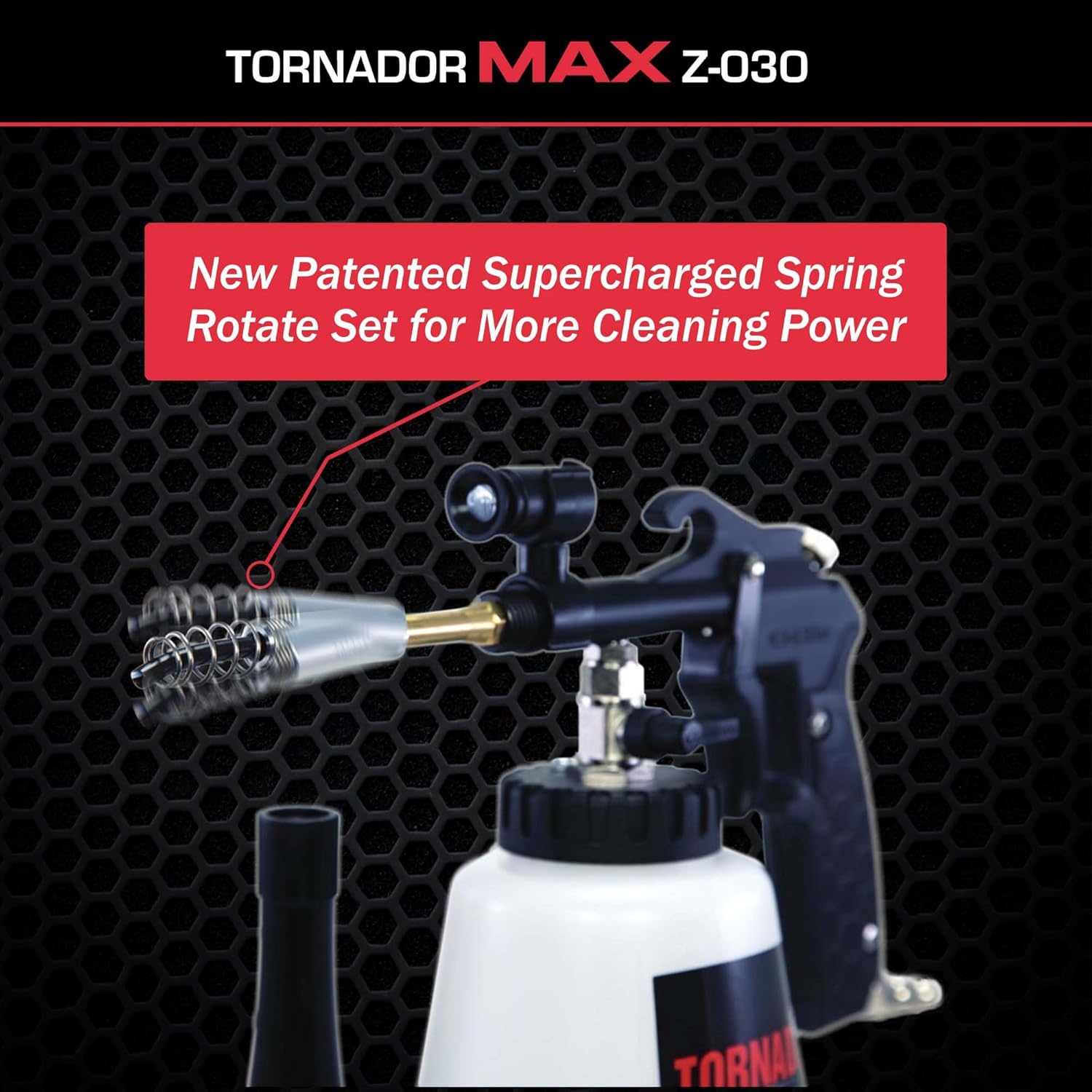 Tornador Max Z-030 Car Cleaning Tool, 32oz, LED, High-Pressure