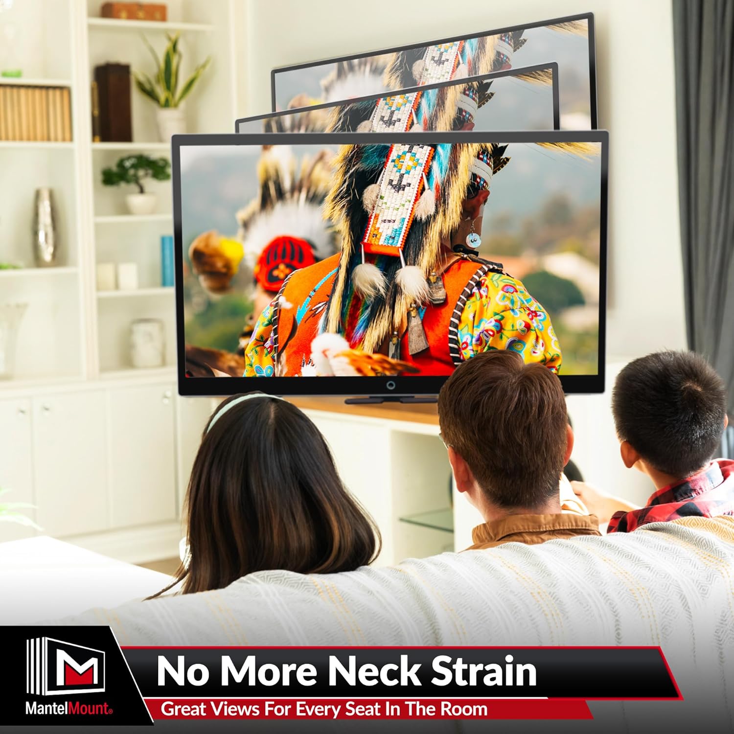 MantelMount MM540 Fireplace TV Mount, 40–80