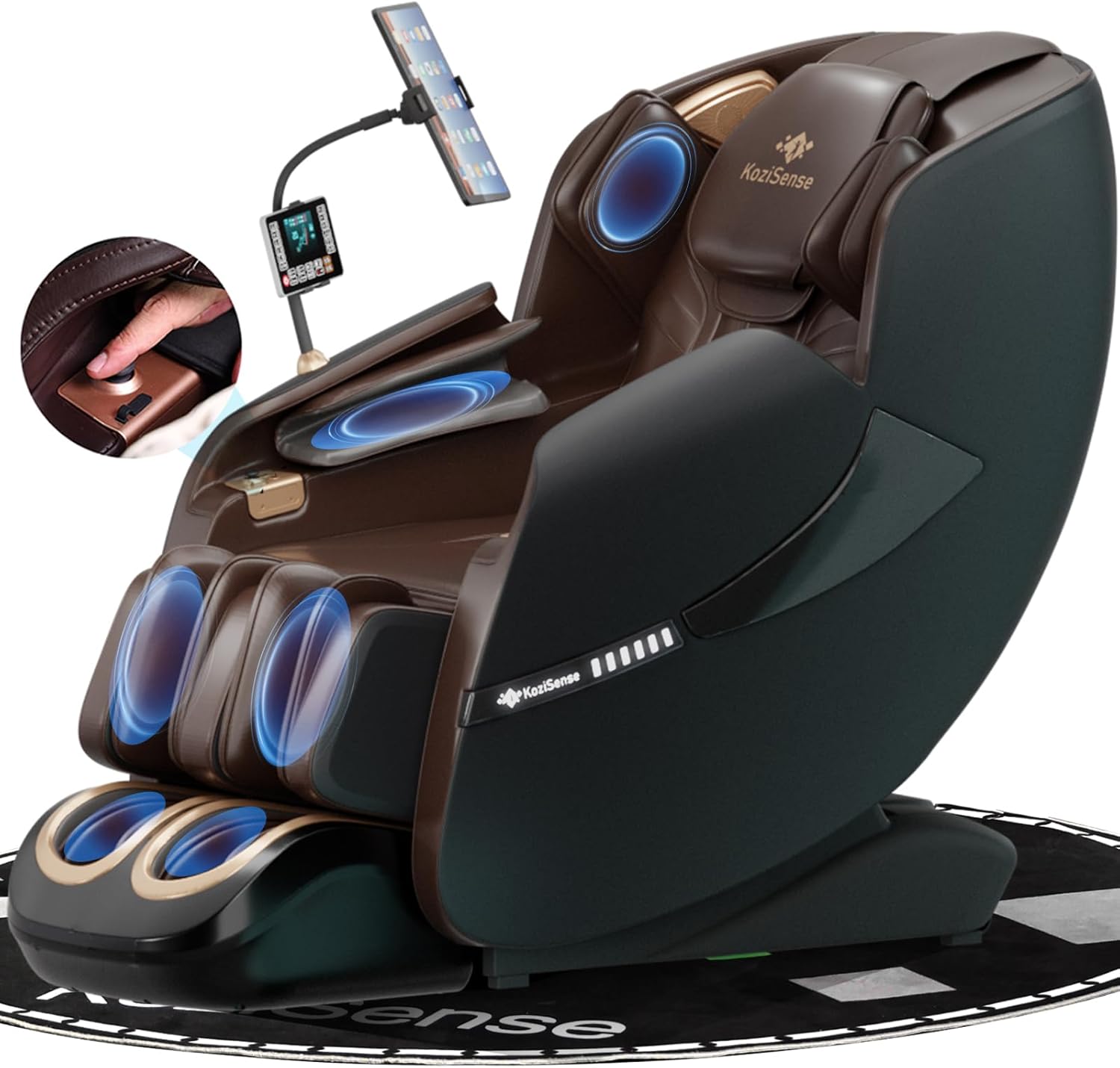 2025 Full Body Massage Chair, SL-Track, AI Control, Heat, Calfrest Extension