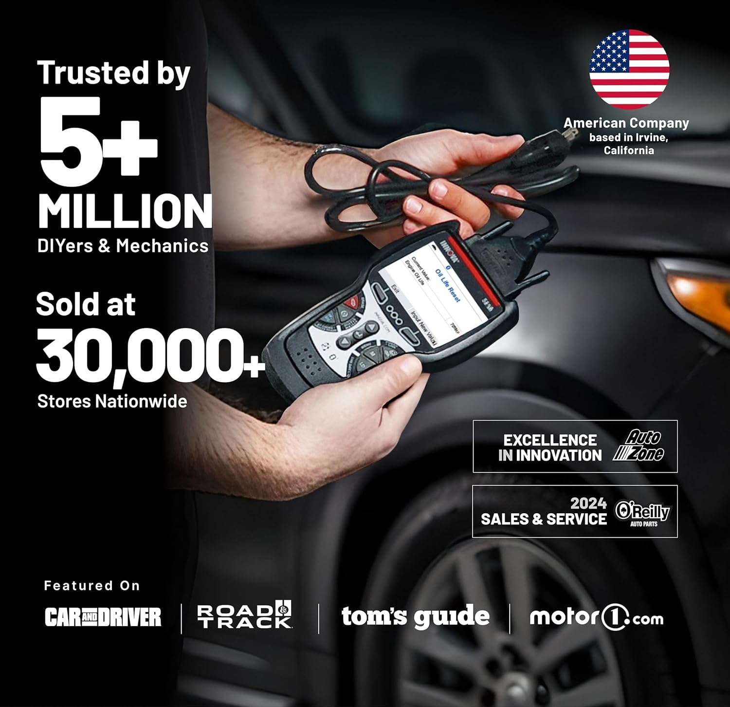 Innova 5610 OBD2 Bidirectional Scan Tool with Updates & Support