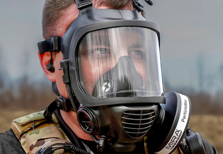 MIRA SAFETY CM-6M CBRN Full Face Gas Mask with Drinking System