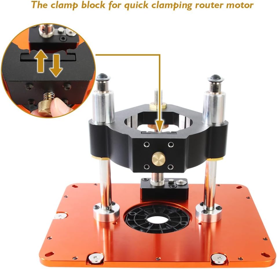O'SKOOL Router Lift System, 3-1/2