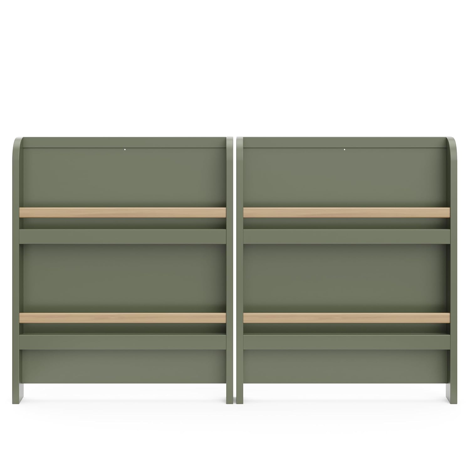 Graco Read-with-Me 4-in-1 Convertible Crib with Drawer, Olive/Driftwood