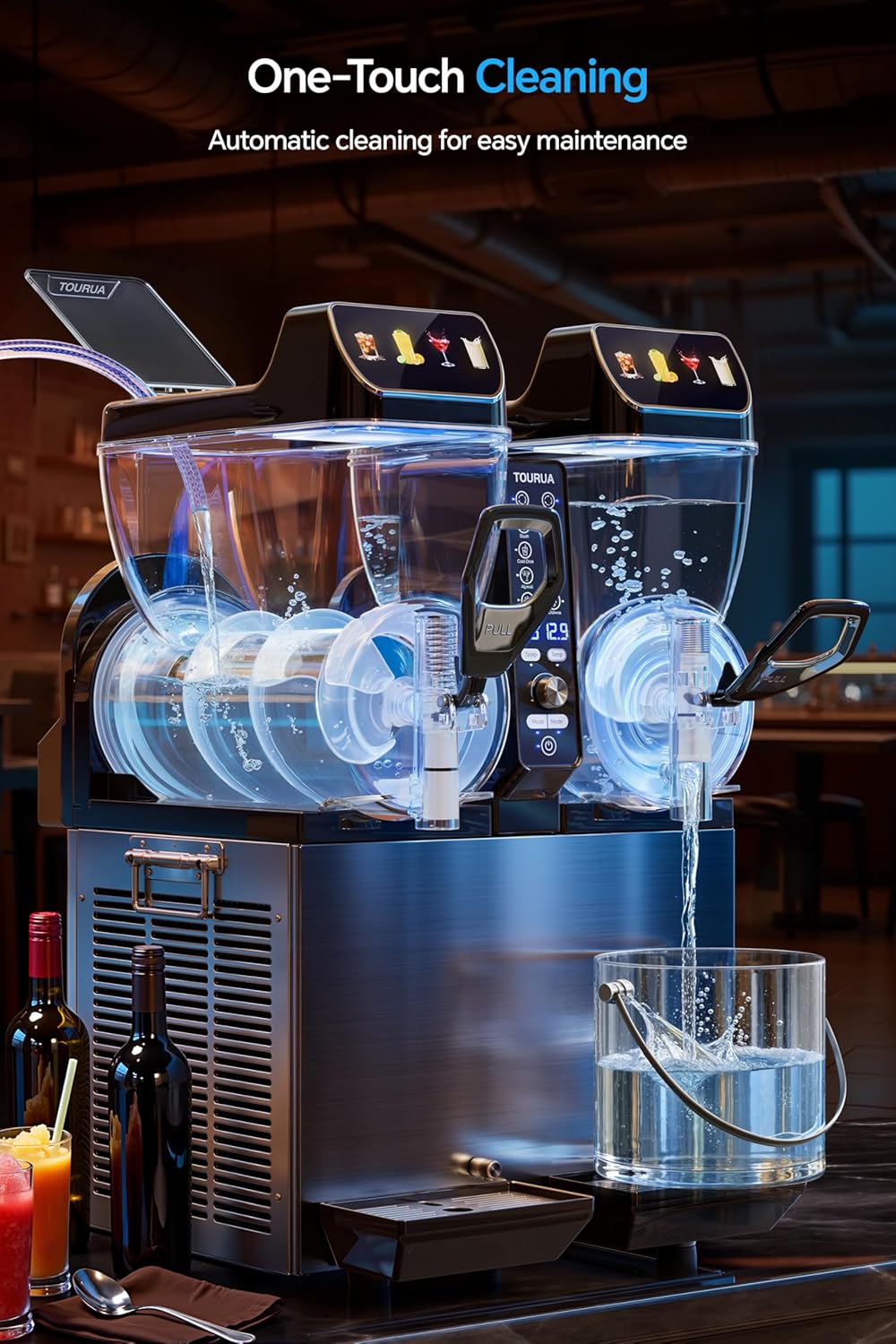 Commercial Slushie Machine, 30L, Frozen Drink Maker