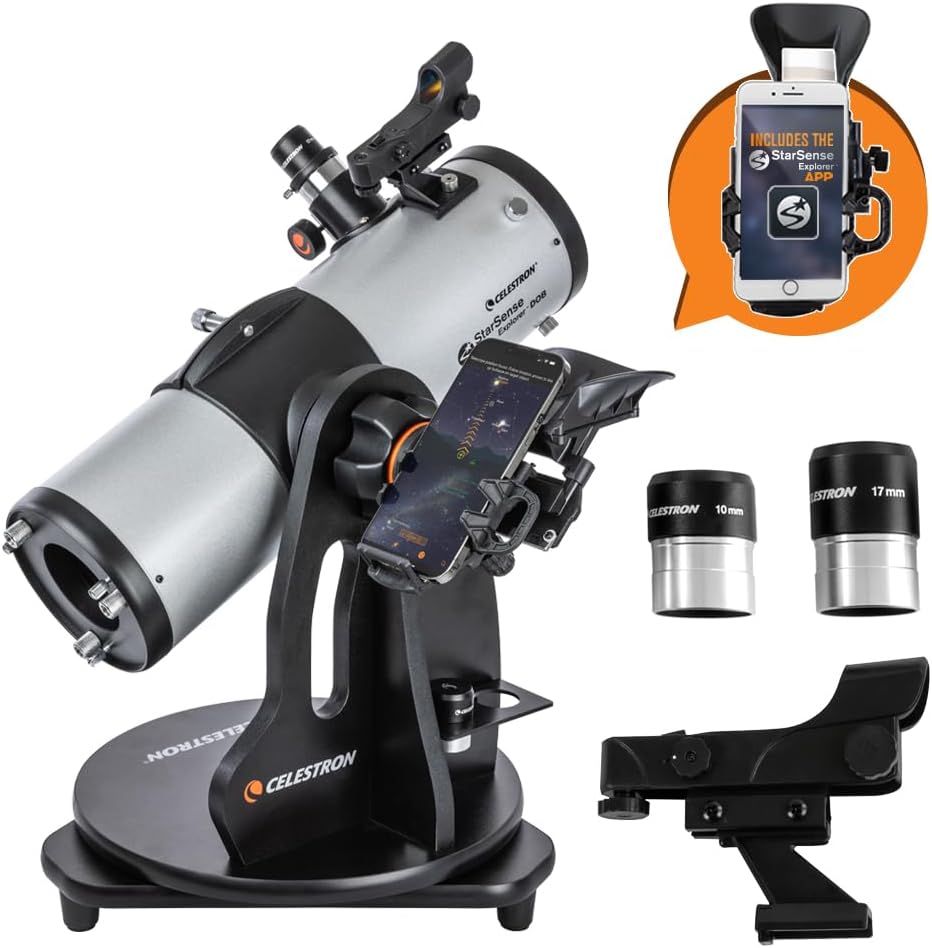 Celestron StarSense Explorer 114mm Dobsonian Telescope, App-Enabled